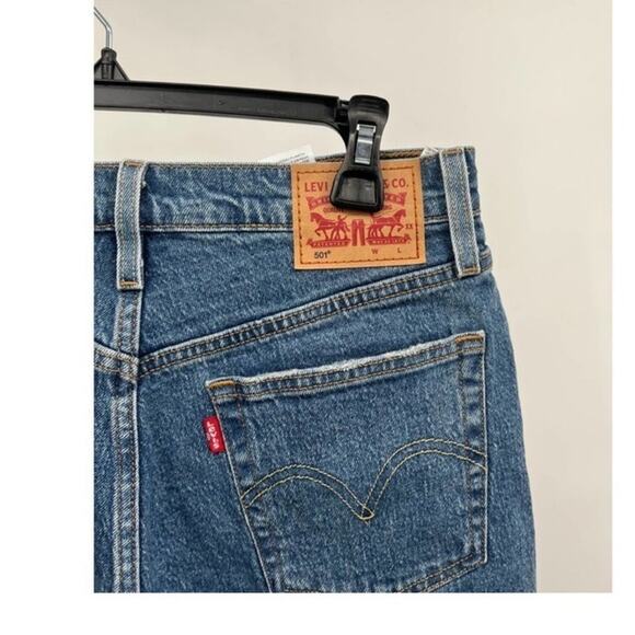 Levi's 501 High Rise Fitted Through The Hip Original Style Size 26 - Picture 5 of 7